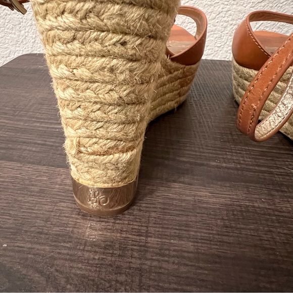 Sam Edelman Turner leather wedge espadrilles size 10 - Picture 12 of 15